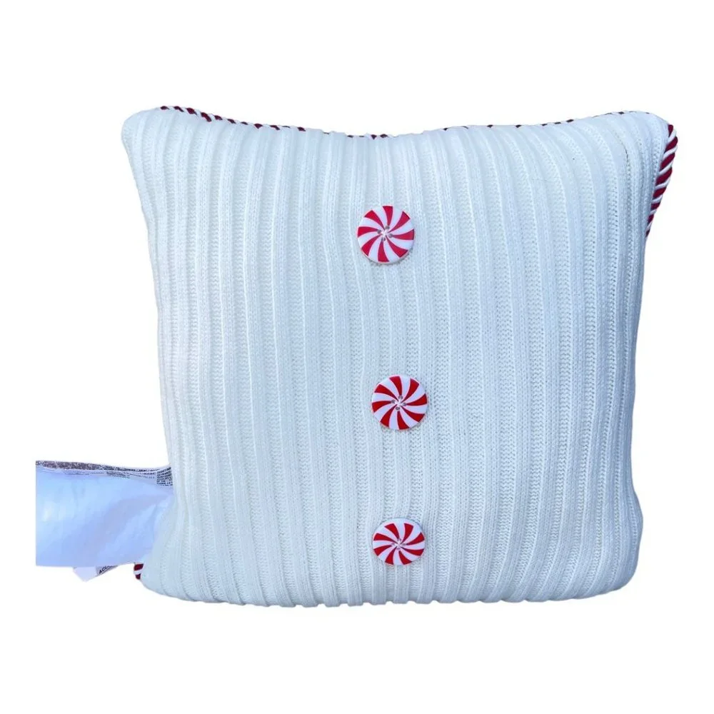 Disney Mickey and Minnie Mouse Make It Merry and Bright Holiday Throw Pillow